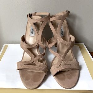 Steve Madden Strappy Nude Heels